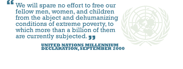 UN Millenium Quote